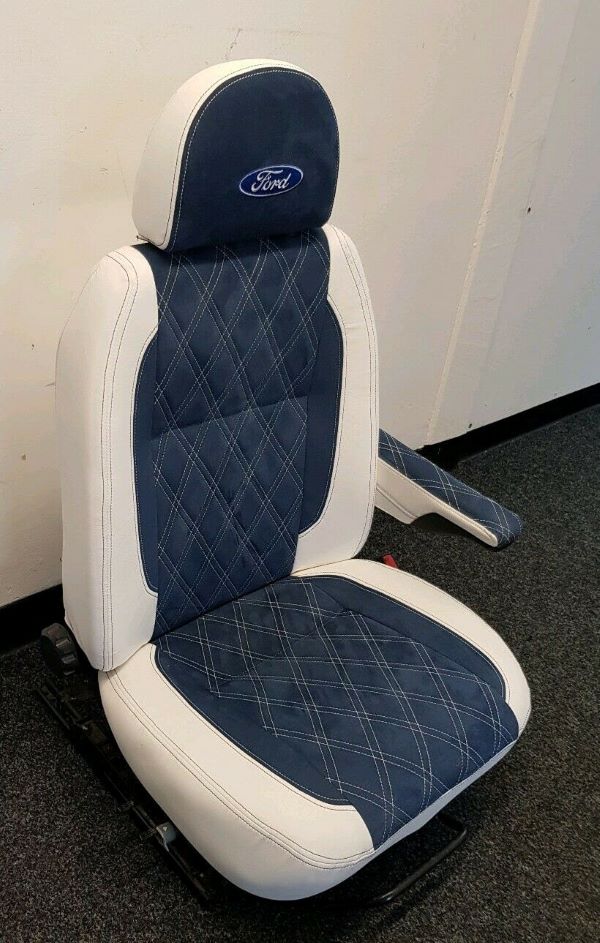 Mk7-Ford-Transit-Drivers-Seat-in-White-Leathereat-Blue-Alcantara